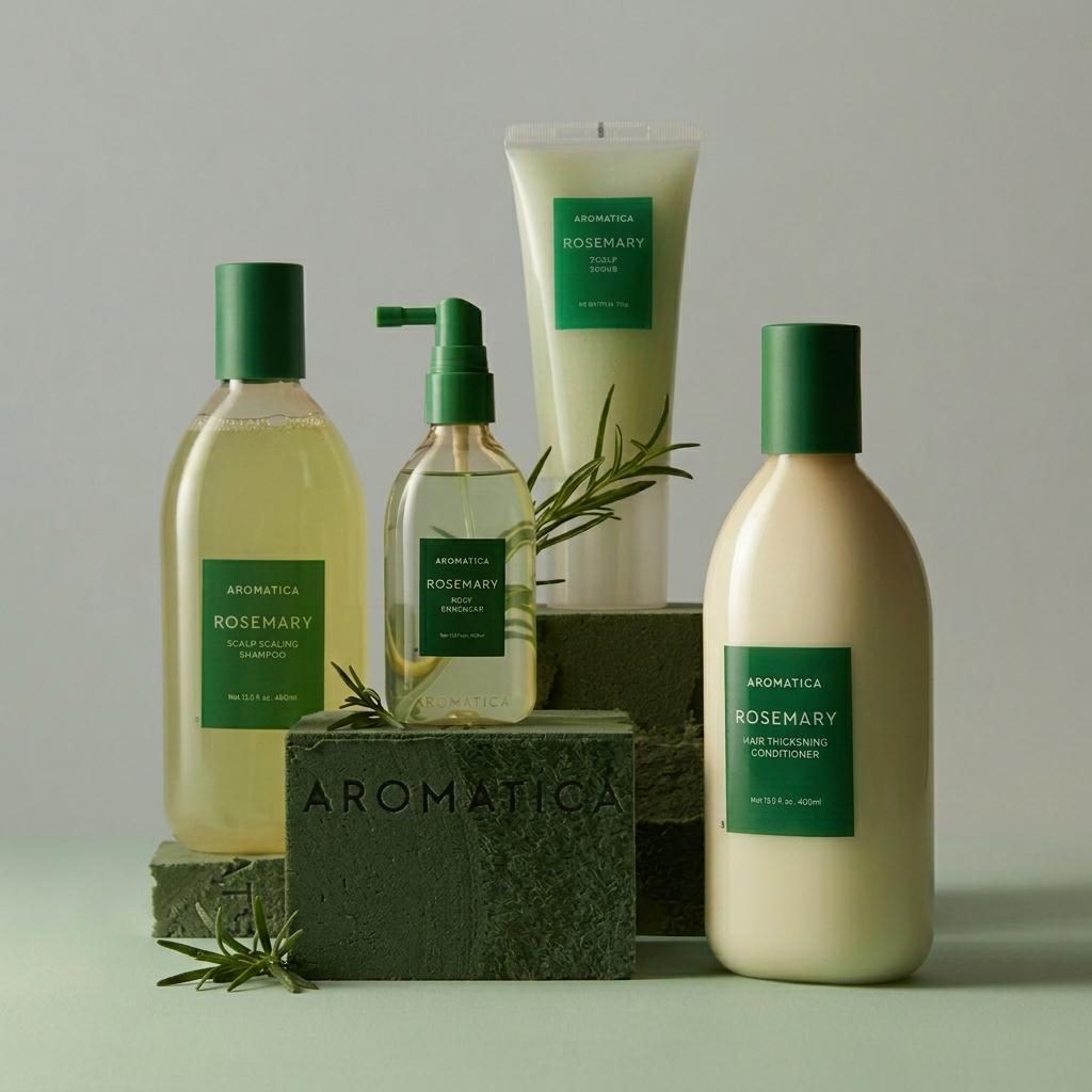 AROMATICA Усилитель роста корней розмарина - [КОРЕЙСКИЙ УХОД ЗА ВОЛОСАМИ] Питательный тоник для кожи головы и эссенция для корней