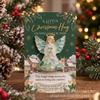 Portable Keepsake Card With A Detachable Christmas Hug Card