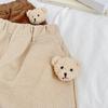 Wide Leg Trousers Cartoon Stereoscopic Bear Elastic Waist Baby Boys Girls