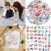 200x/Set Sea Animal Stickers Waterproof Stickers Water Bottle Sticker Sea Animal Wall Decals for Skateboards Decorations