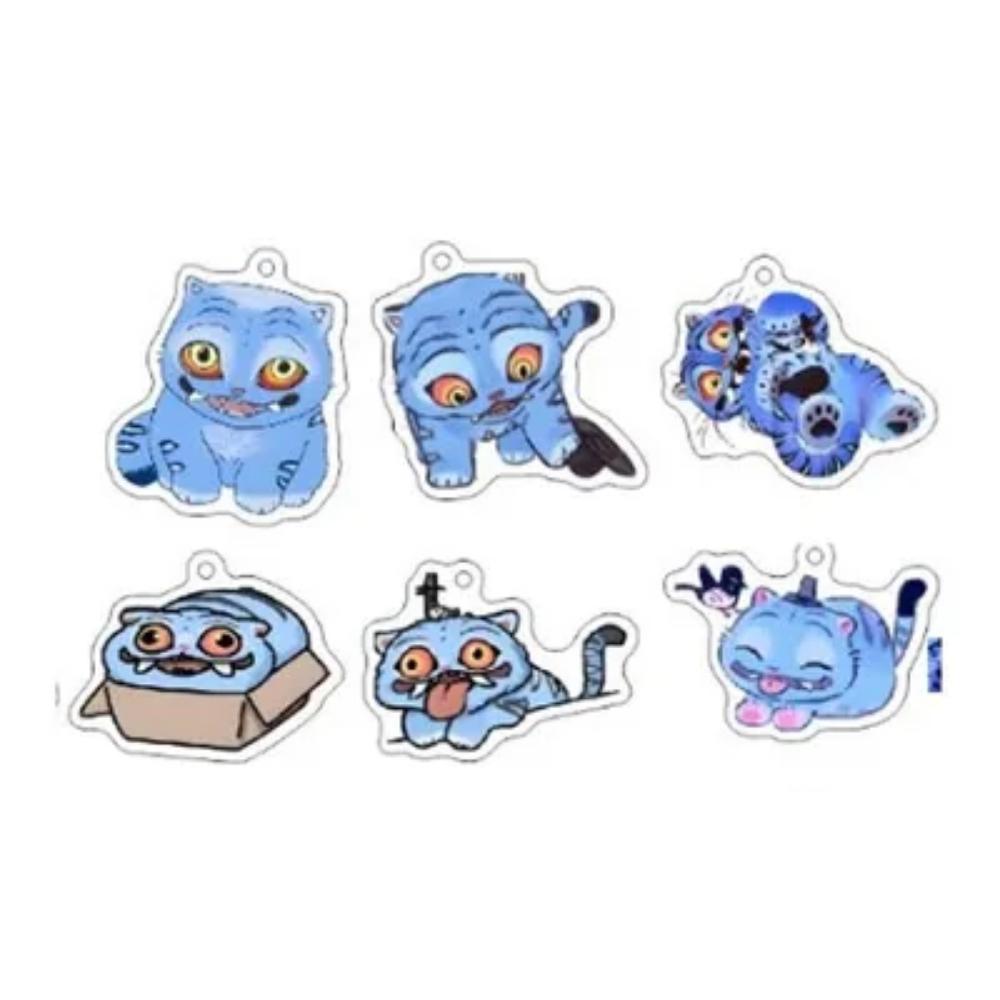 Товары K-Pop «Охотники на демонов» – Плюшевый брелок «Тигр Даффи» - 4 товара отправляются случайным образом; выбор недоступен