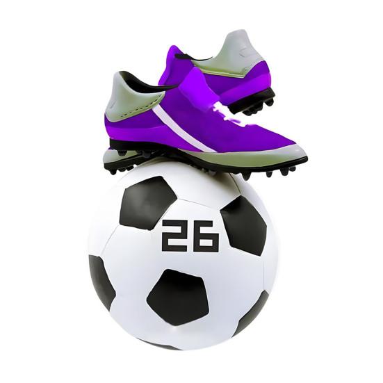 Рождественское украшение Футбольный дизайн Легко повесить Декоративный праздничный кулон с узором на праздничную тему Домашний декор