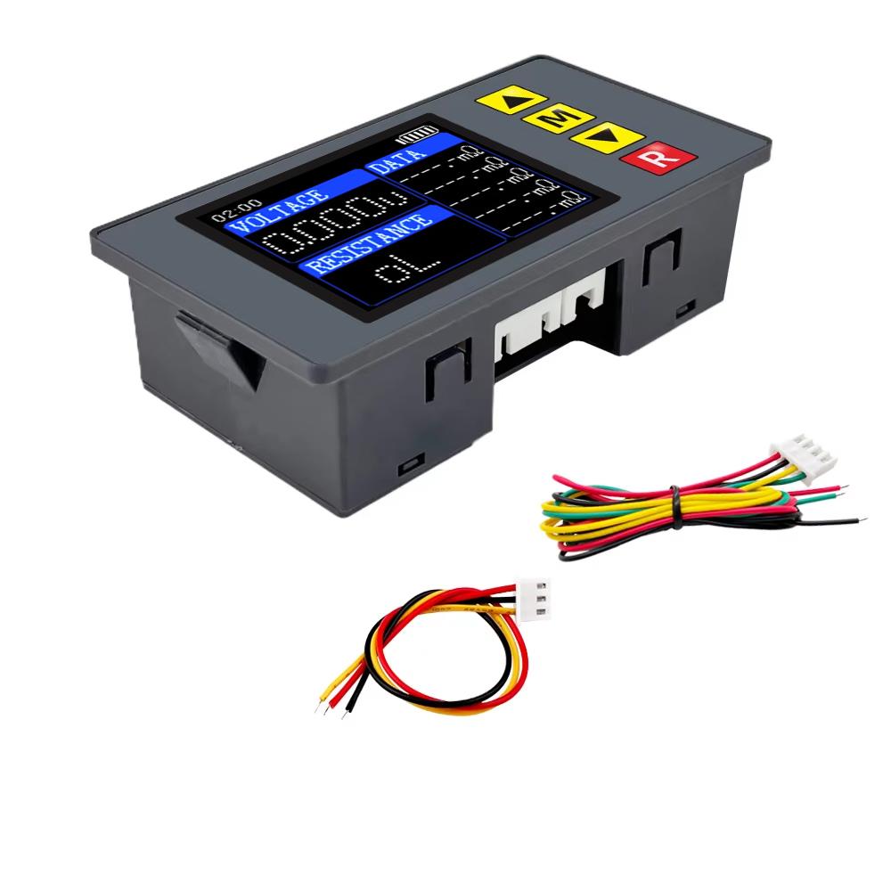 Четырехстрочный TS457 DC5V Высокоточный тестер-измеритель внутреннего сопротивления литиевых батарей Детектор качества 18650 Сухая батарея