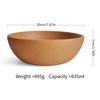 Натуральная буковая деревянная миска с ложкой Бытовая кухонная тара для еды Деревянная миска для столовых приборов Фруктовая миска для салата Деревянная миска