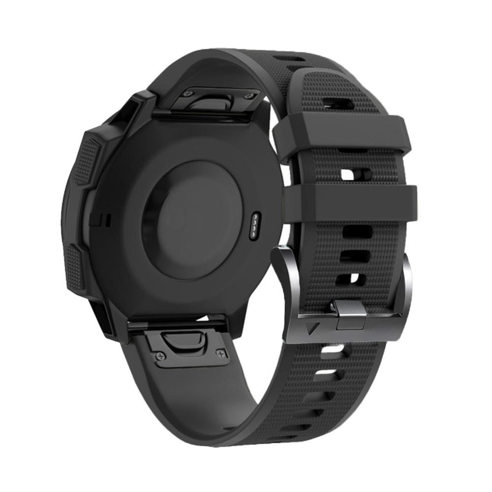 Compatible With Garmin Fenix 8 Watch Band Sports Silicone Strap For Garmin Fenix E 7 7X Pro 6 6X Pro 5 5X Plus Replacement Bands