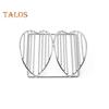 Stainless Steel Taco Holder Stands for 3 Tacos Rust-Proof Taco Tray Plates for Crispy Shells Heat-Resistant Burrito Stand for Holidays Outings