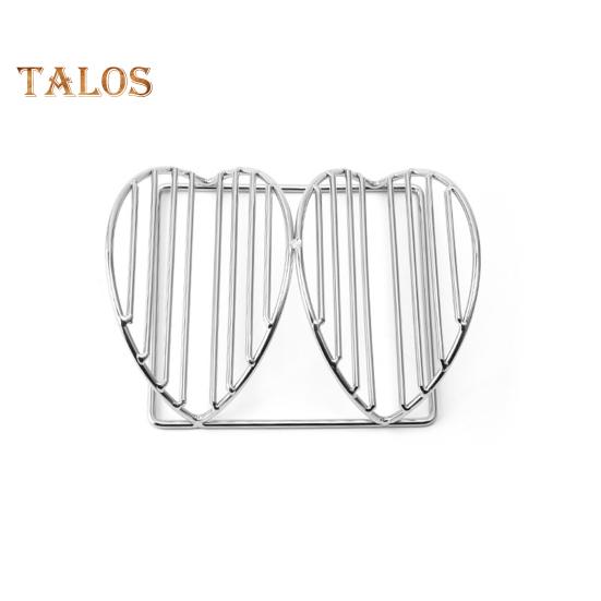 Stainless Steel Taco Holder Stands for 3 Tacos Rust-Proof Taco Tray Plates for Crispy Shells Heat-Resistant Burrito Stand for Holidays Outings