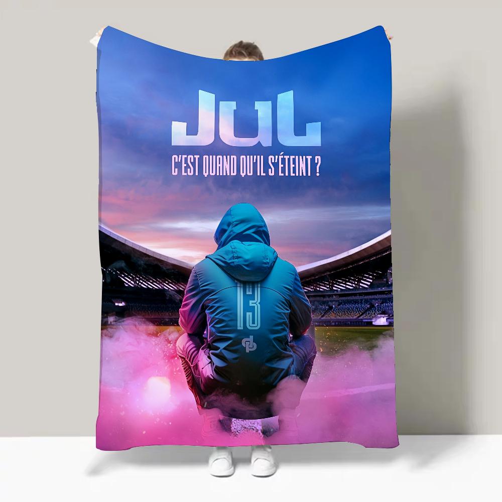 JuL C'est quand qu'il s'eteint Rapper Blanket Design Lightweight For Dorms, Naps, Living Room, Office,Sofa,All Season