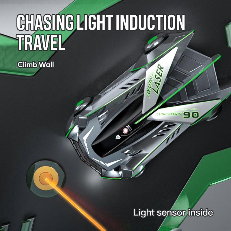Infrared Sensor Remote Control Wall-Climbing Car, Four-Wheel Drive Toy Racing Car For Children