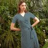 Lipbbam Creora Leoni Midi Wrap Dress Ldm03sg01