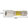 TONE Быстросъемная тонкая длинная фольгированная головка с защитой Угол привода Желтый Ширина под ключ 21 мм 4APQF-21LN 12,7 мм (1/2")