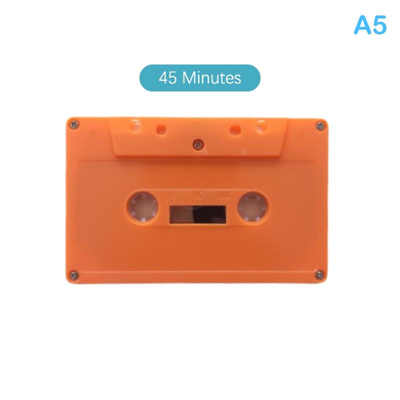 Innovative Standard Cassette Color Blank Tape Player With 45/90 Minutes Magnetic Audio Tape For Speech Music Recording