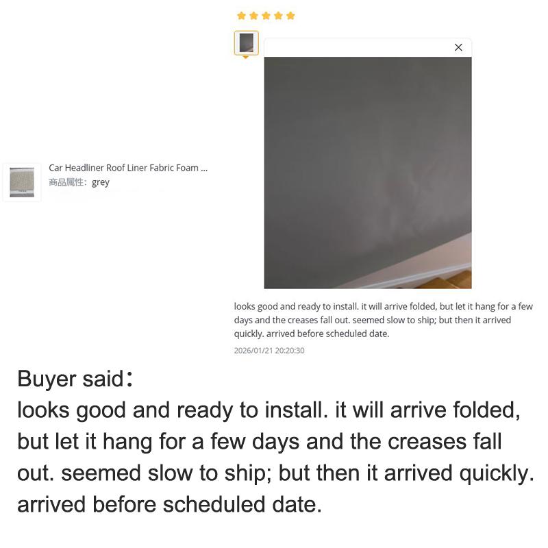 Headliner Car Roof Sky Interior Fabric Foam Backed for Auto Cars RV Interior Upholstery Ceiling Repair Trim Roof Fabrics Cloth