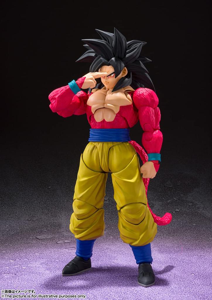 TAMASHII NATIONS Dragon Ball Z Super Saiyan 4 Son Goku Approximately 150mm Painted Movable Figure S.H.Figuarts PVC&ABS