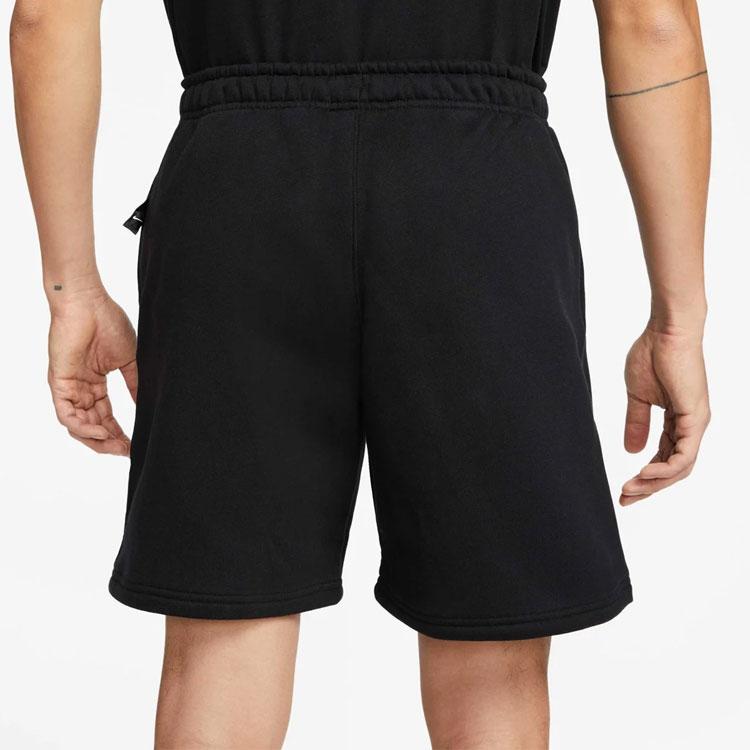 Nike Повседневные шорты с однотонным логотипом, унисекс, черные DV3056-010