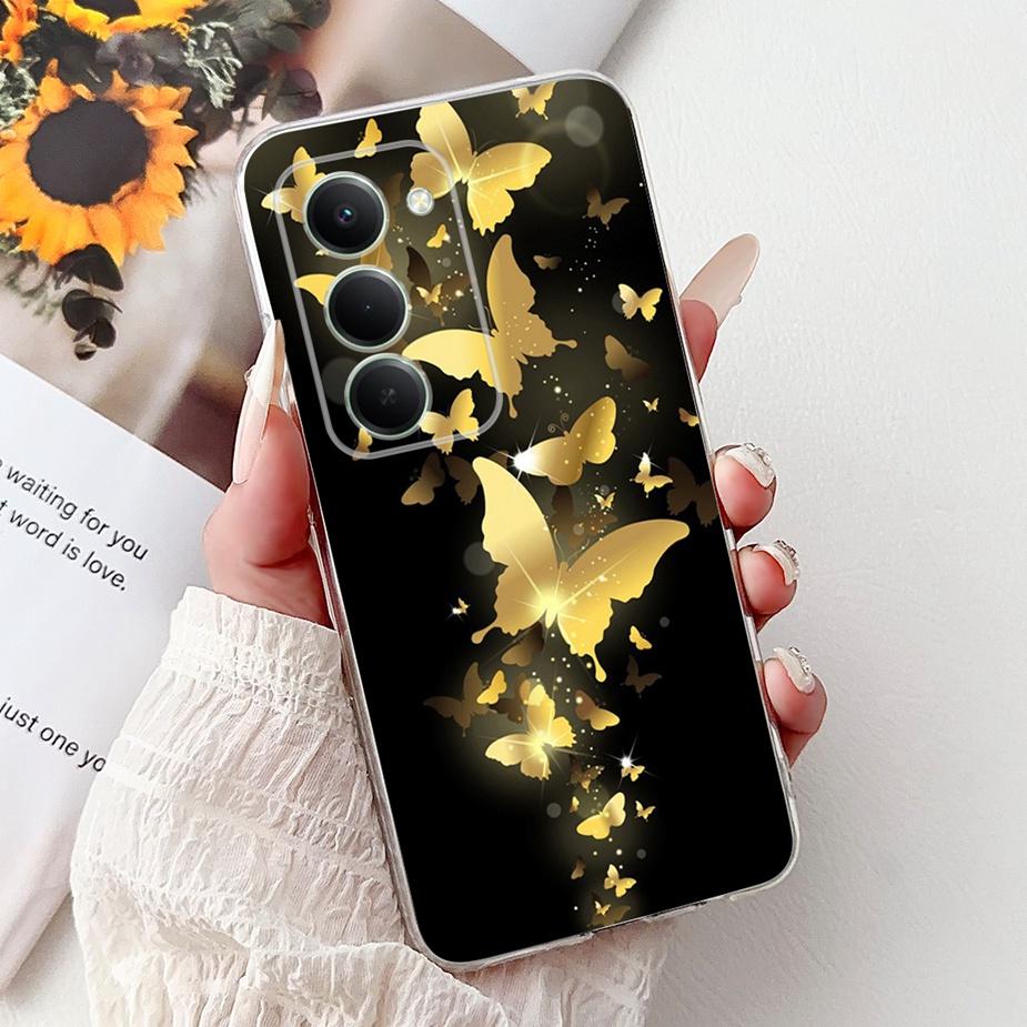 Чехол для Xiaomi Redmi 15 5G Милый Кот Роскошный Расписной Чехол 6.9'' Мягкий Тонкий Чехол для Телефона Для Xiaomi Redmi 15 Redmi15 4G Fundas Coque