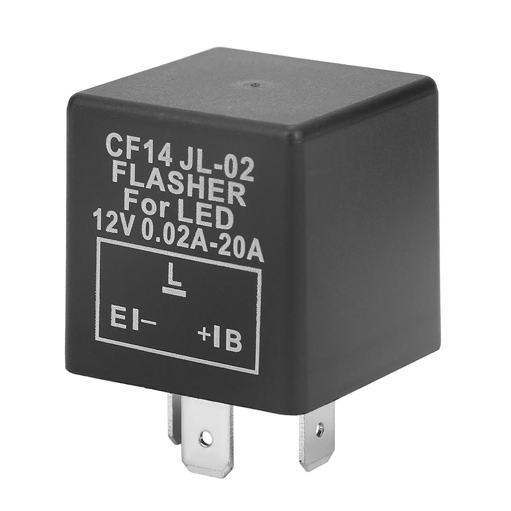 CF14 JL-02 3-контактный светодиодный мигающий реле-прерыватель для указателей поворота, устранение гипермигания, 12 В