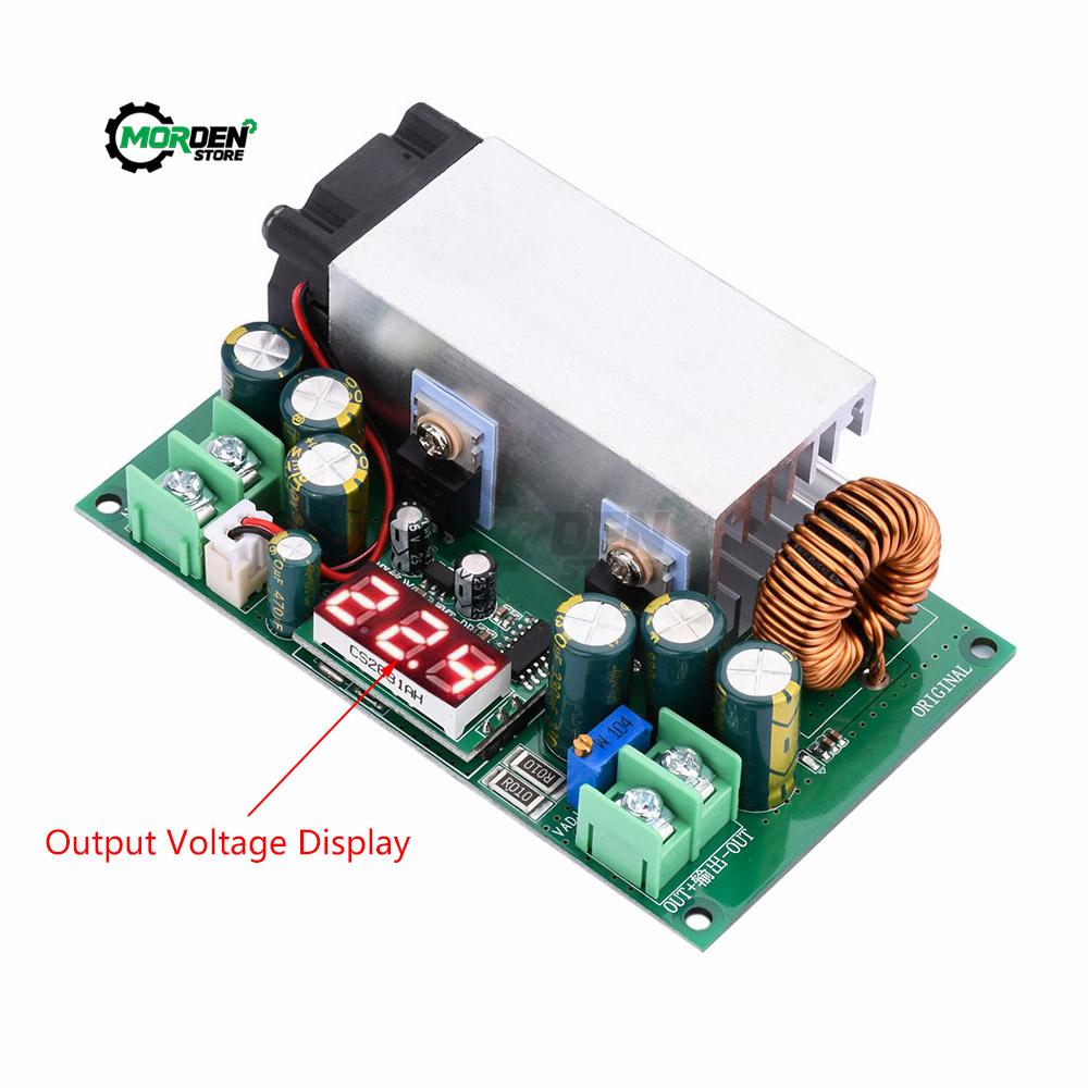 DC-DC DC11-81V High Power 611W Adjustable Step-down Board Inverter Buck Converter With Voltage Display With Fan Power Supply