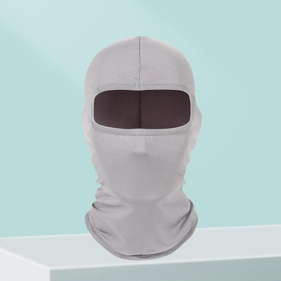 Сплошной цвет Балаклава Лыжная защита для лица Открытый Рыбалка Верховая езда Охлаждающая шея Гетры На всю голову Ветрозащитный солнцезащитный головной убор
