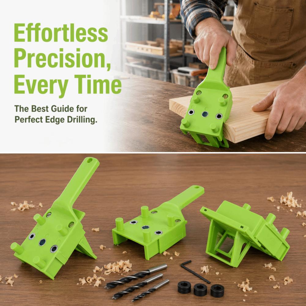 8pcs Straight Hole Puncher Doweling Jig Handheld Woodworking Jig Kit Hole Saw Kit Woodworking