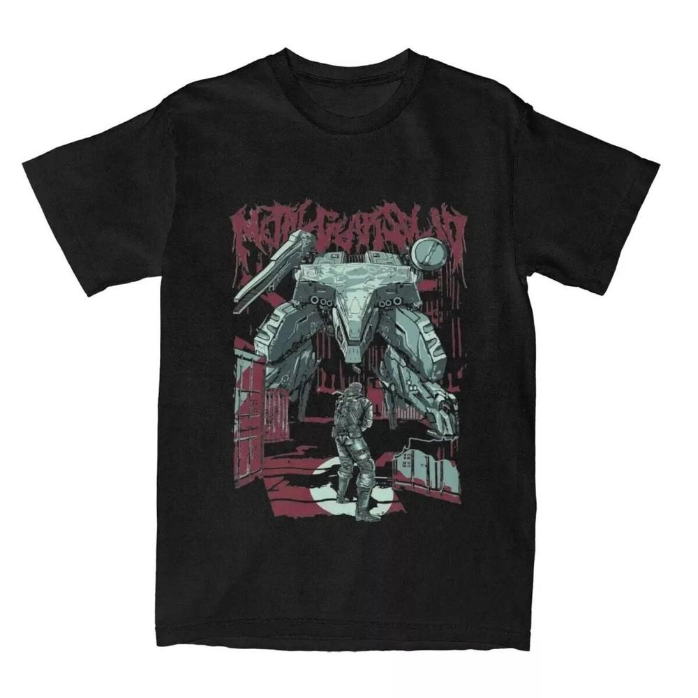 Metal Gear Solid Fan Art Military Game Accessories T-Shirt for Men Women Gamer