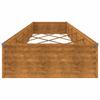 Raised Bed 482 x 100 x 36 cm Corten Steel