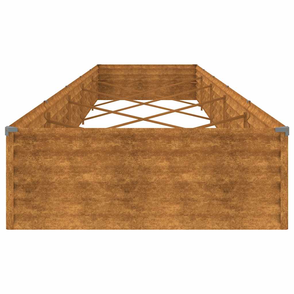 Raised Bed 482 x 100 x 36 cm Corten Steel