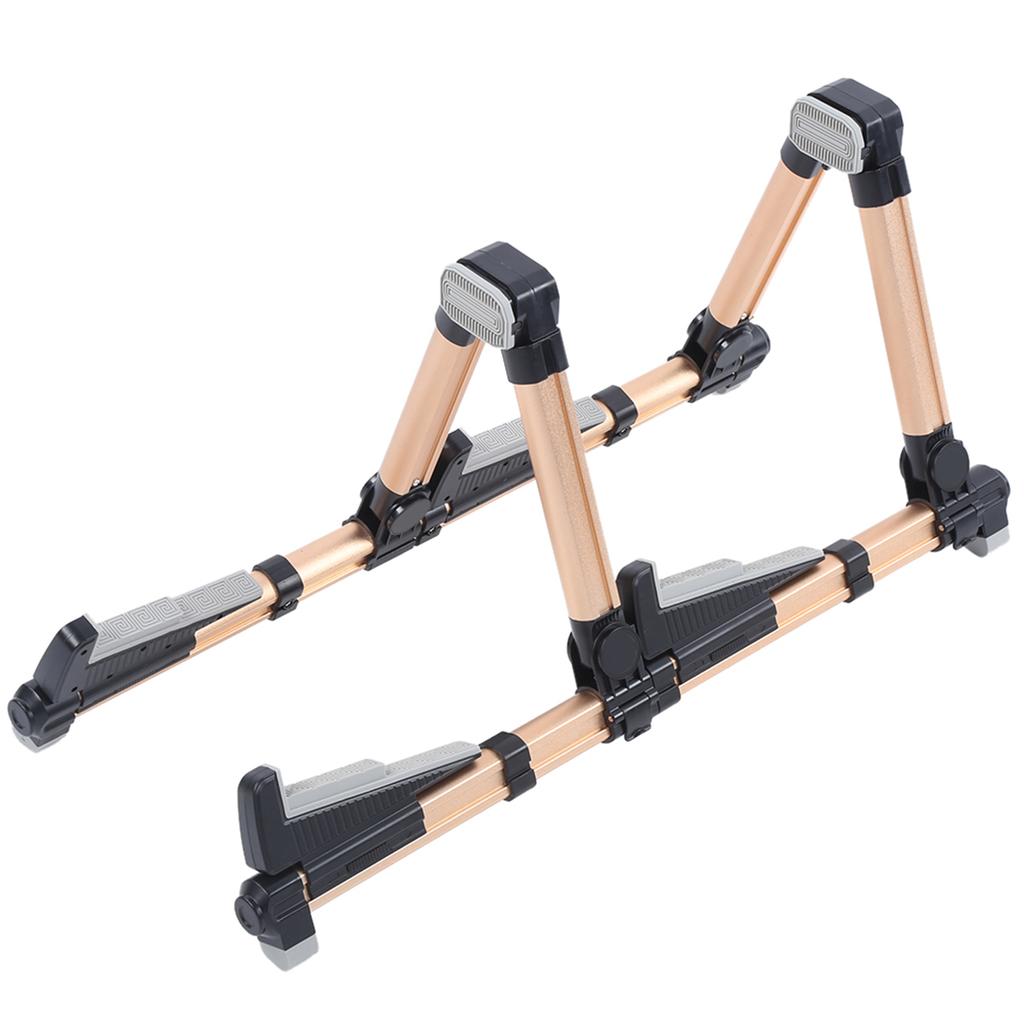 Двойная вертикальная напольная стойка для гитары, складная, для укулеле, бас-гитары, универсальная, для музыкальных инструментов