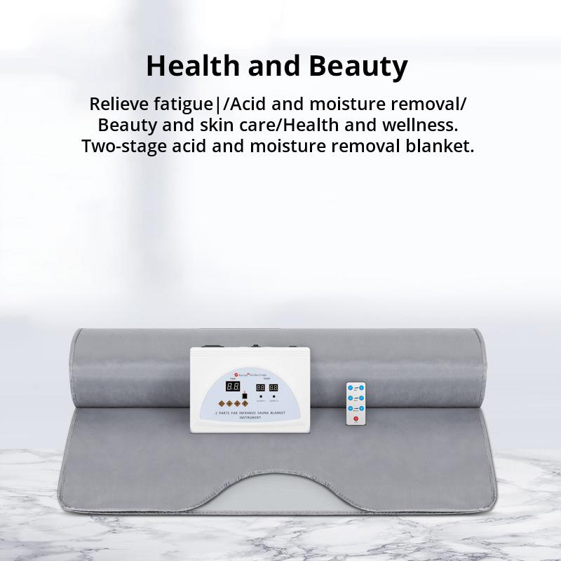 Infrared Sauna Blanket-Sauna Blanket for Home Use, Portable Design for Relaxation, Detoxification and Weight Lost