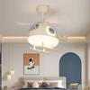 Люстра-светодиодная лампа «Вертолет» Синий Розовый Вентилятор Самолет Потолочный светильник Освещение детской спальни Освещение кабинета Освещение комнаты для девочек и мальчиков
