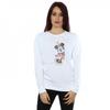 Womens/Ladies Minnie Mouse Offset Sweatshirt