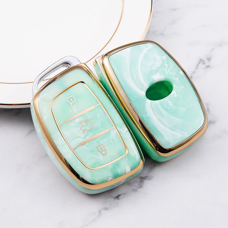 Современный чехол для ключа автомобиля для ix25, ix35, Sonata, Elantra, Mistra - Защитный чехол-сумка