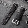 Для Apple Watch Band Высококачественный кожаный ремешок для мужчин серии 7 8 123456 SE Ultra 49 мм 44 мм 40 мм ремешок для часов 45 мм 41 мм 38 мм 42 мм ремешок