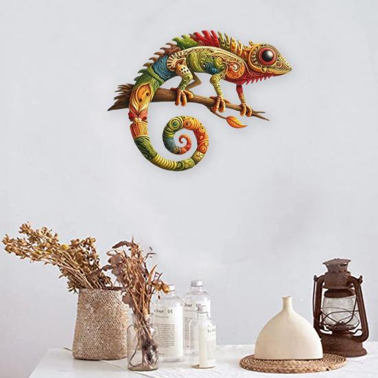 Украшение для стены в виде ящерицы-геккона, ручная работа, водонепроницаемый, устойчивый к ультрафиолетовому излучению, декор в виде ящерицы для внутреннего и наружного использования