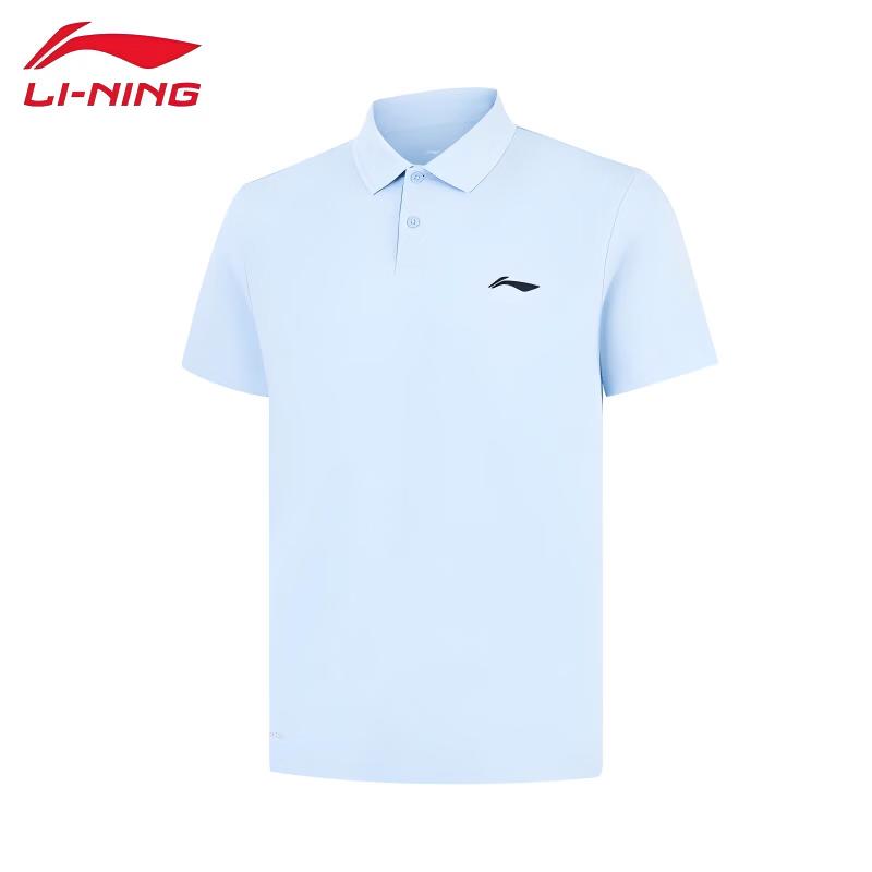 Li-Ning Мужская рубашка-поло с коротким рукавом в стиле Business Casual 2026 APLW149