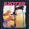 Винтажная футболка с принтом группы Exciter Черный Хлопок Ремейк 1 сторона TU022 Унисекс Футболка