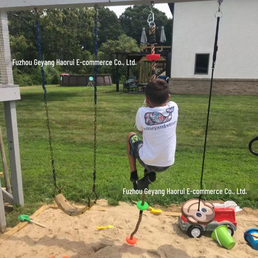 Большие детские качели-диск с веревкой для лазания - Сенсорная игровая площадка для детских садов