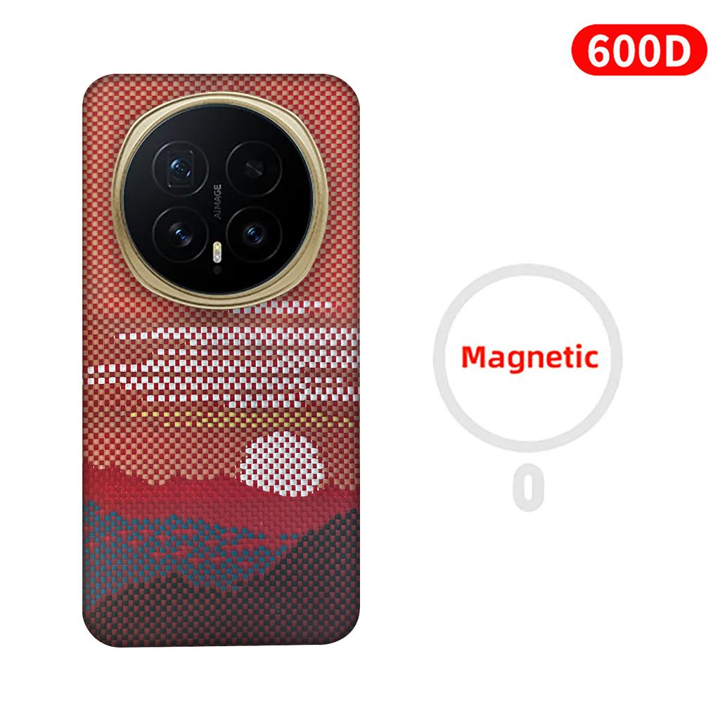 Подходит для чехла телефона honor magic 8/8 Pro, Жесткий чехол из кевларового арамидного волокна и углеродного волокна, легкий магнитный защитный чехол