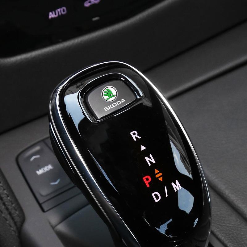 2/5/10Pcs Car Logo Sticker Central Control Decals Car Accessories For Skoda Octavia Superb Rapid Kodiaq Karoq Fabia Kamiq Roomster Citigo