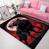 Ковер Храбрый Волк с 3D HD печатью для гостиной, спальни, прихожей, длинная полоса, противоскользящий мягкий коврик, коврик для дивана, коврик для дома, декор