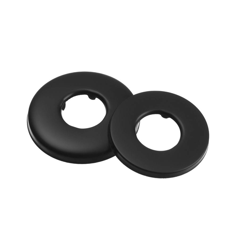 1шт. Декоративная крышка для смесителя из нержавеющей стали, хромированная, черная, круглая, квадратная, для душа, кухонной трубы, настенная крышка для фланца, аксессуары