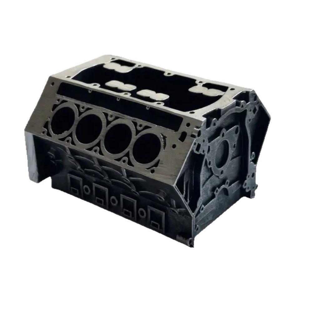 Resin Engine Block Desk Organizer Black Business Card Bracket Pen Holder Office Desk Organizer