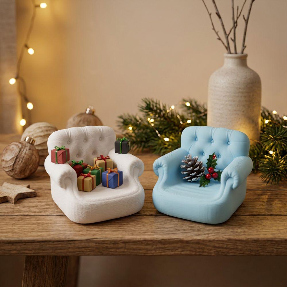 Miniature Mini Simulated Sofa Storage Box 3D Printed Desktop Trinket Holder Party Supplies