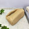 Chic Woven Handheld Bag For Women With Polyester Lining For Casual And Party Outfits