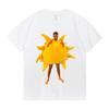 Футболка Bad Bunny Neverita Video Sol, модная забавная футболка с рисунком в стиле хип-хоп, уличная футболка унисекс, футболка большого размера, футболки из чистого хлопка