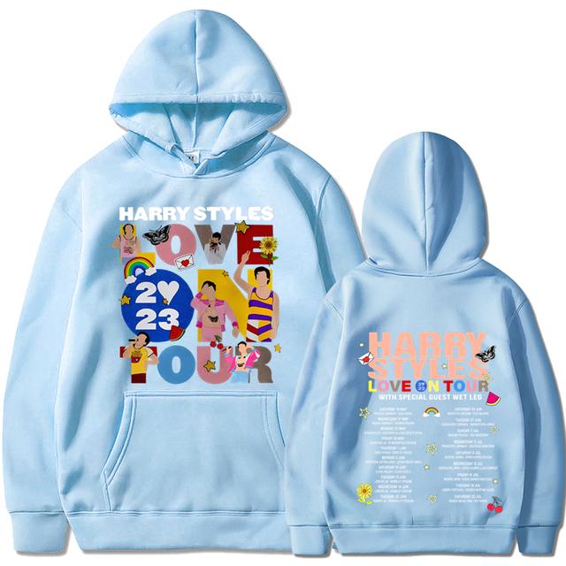 Новая толстовка с капюшоном для концерта «Love on Tour» в стиле Харадзюку, большие толстовки в стиле хип-хоп, одежда унисекс, одежда Y2k, толстовки с капюшоном и длинными рукавами, уличная одежда