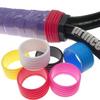 Racquet Sealing Rubber Ring Tennis Handle Grip Ring Wear Resistant Soft Elastic Reusable Colorful Racket Band