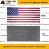 American Flag Insect Net for 2018-2025 Jeep Wrangler JL/JT Grille