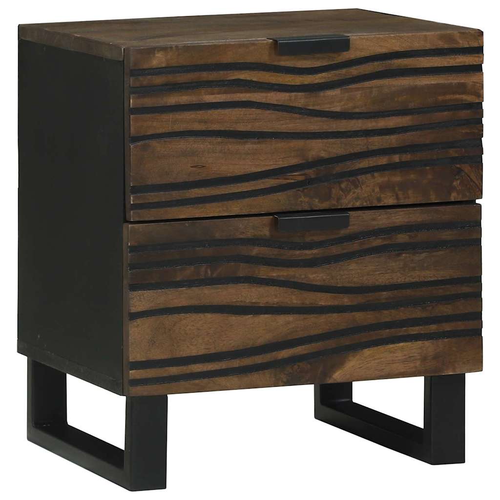 Nightstand Walnut 40 x 33 x 46 cm Wood Based Panel