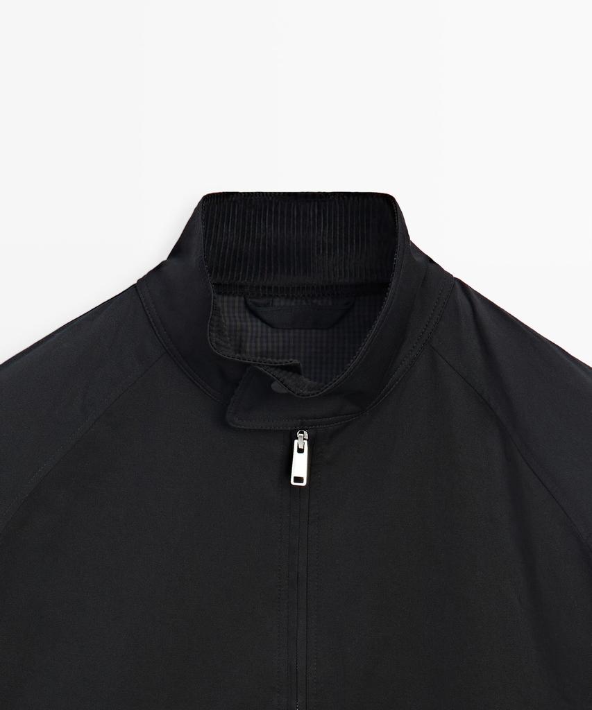 Massimo Dutti Corduroy Detail Bomber Jacket